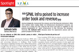 SPML Infra Poised to Increase Order Book and Revenue